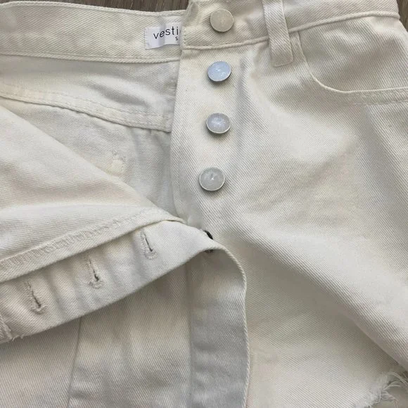 Vestique White denim skort - Picture 4 of 7